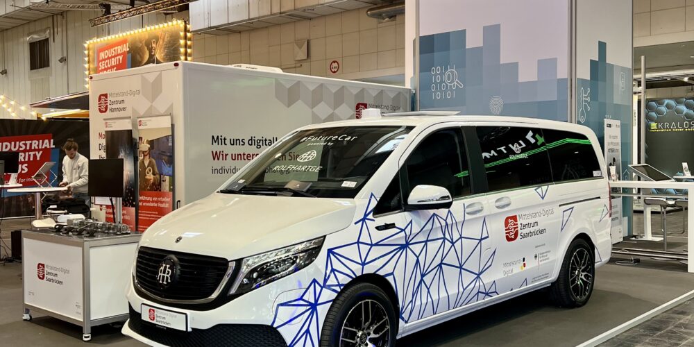 ROLFHARTGE Future Car Office Van at the Hannover Messe 2024